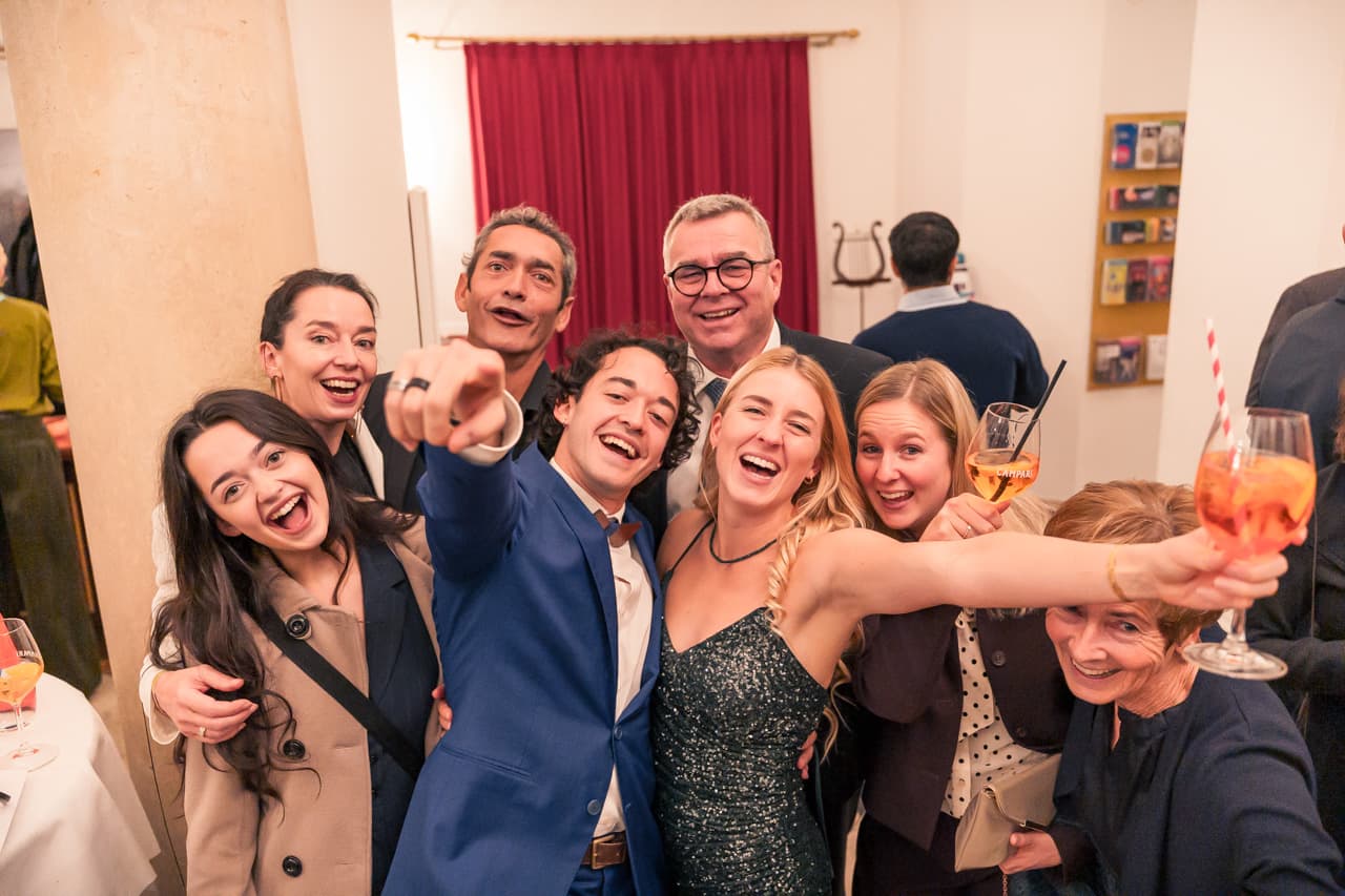 With family & friends